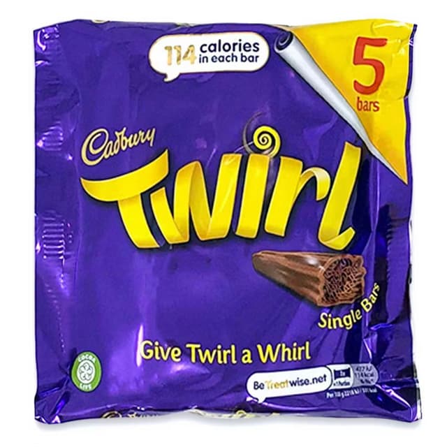 Cadbury Twirl 5 Pack - 107g