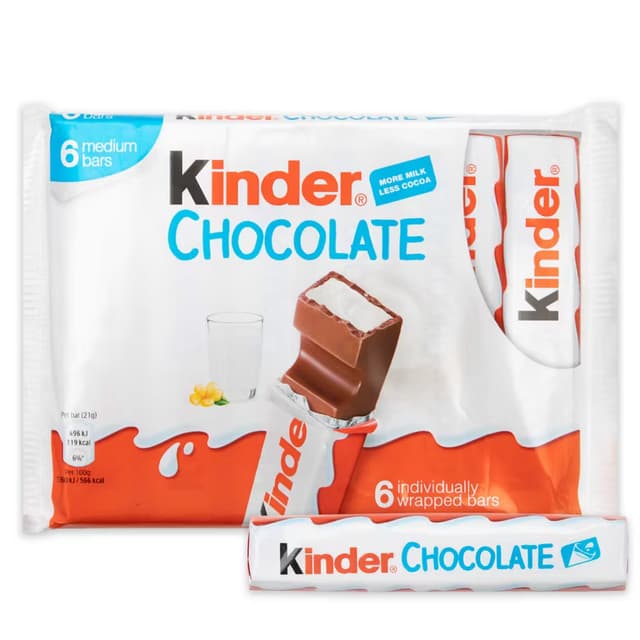 Kinder Snack Bar 6 pack - 126g