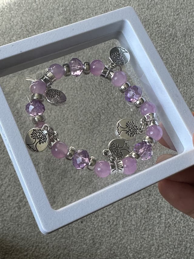 Tree of Life Amethyst Bracelet