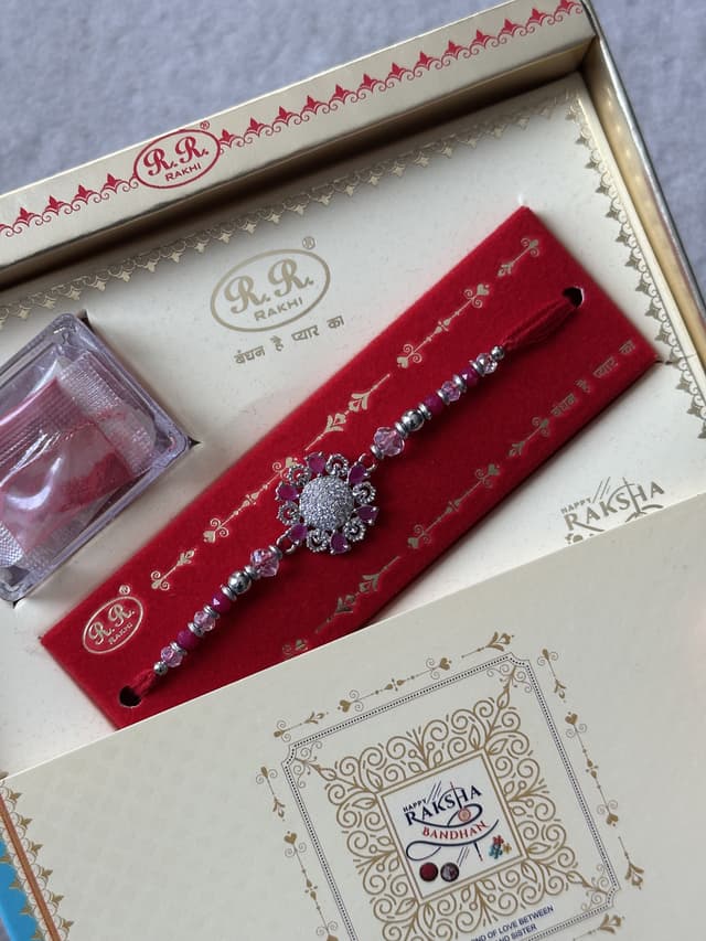 Floral Cluster Rakhi Combo