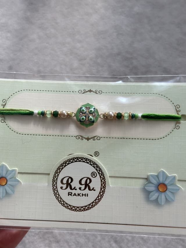 Green Designer Rakhi